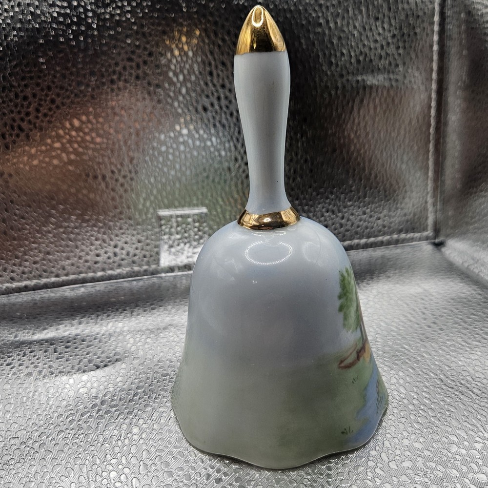 Covered Bridge Bell Porcelain