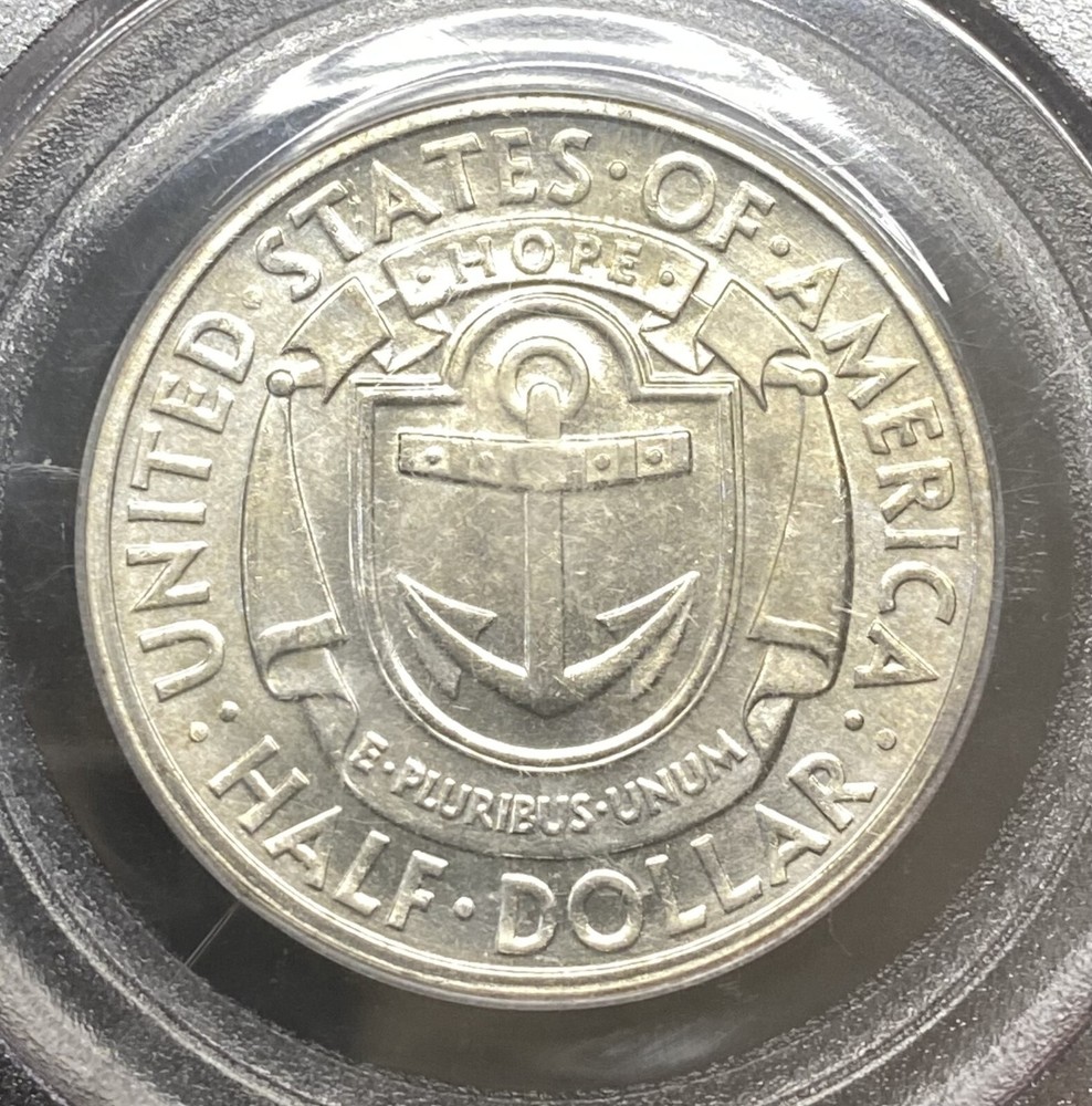 1936-S Rhode Island Commemorative Half Dollar 50c PCGS MS64