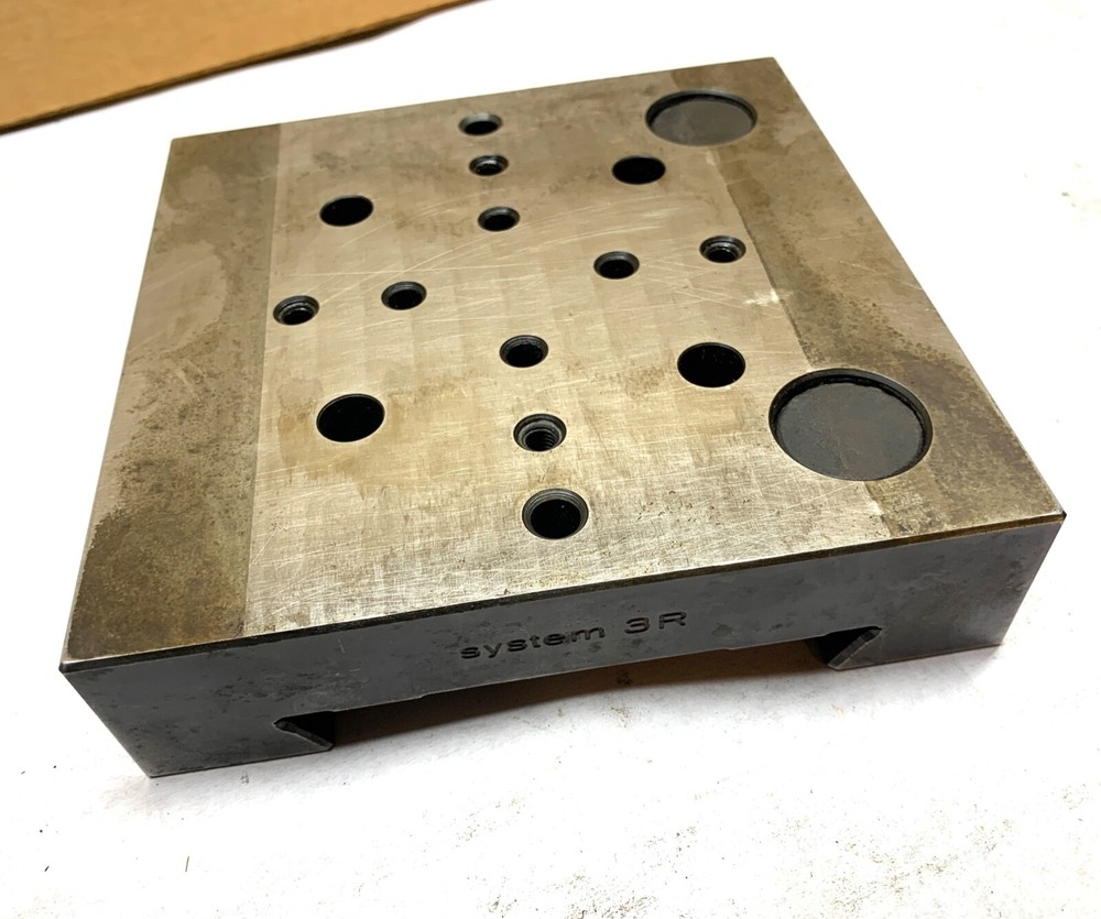 SYSTEM 3R Base Plate & CMC3 w/Precision Attachments - 6"x6"x1 1/4" base - NICE