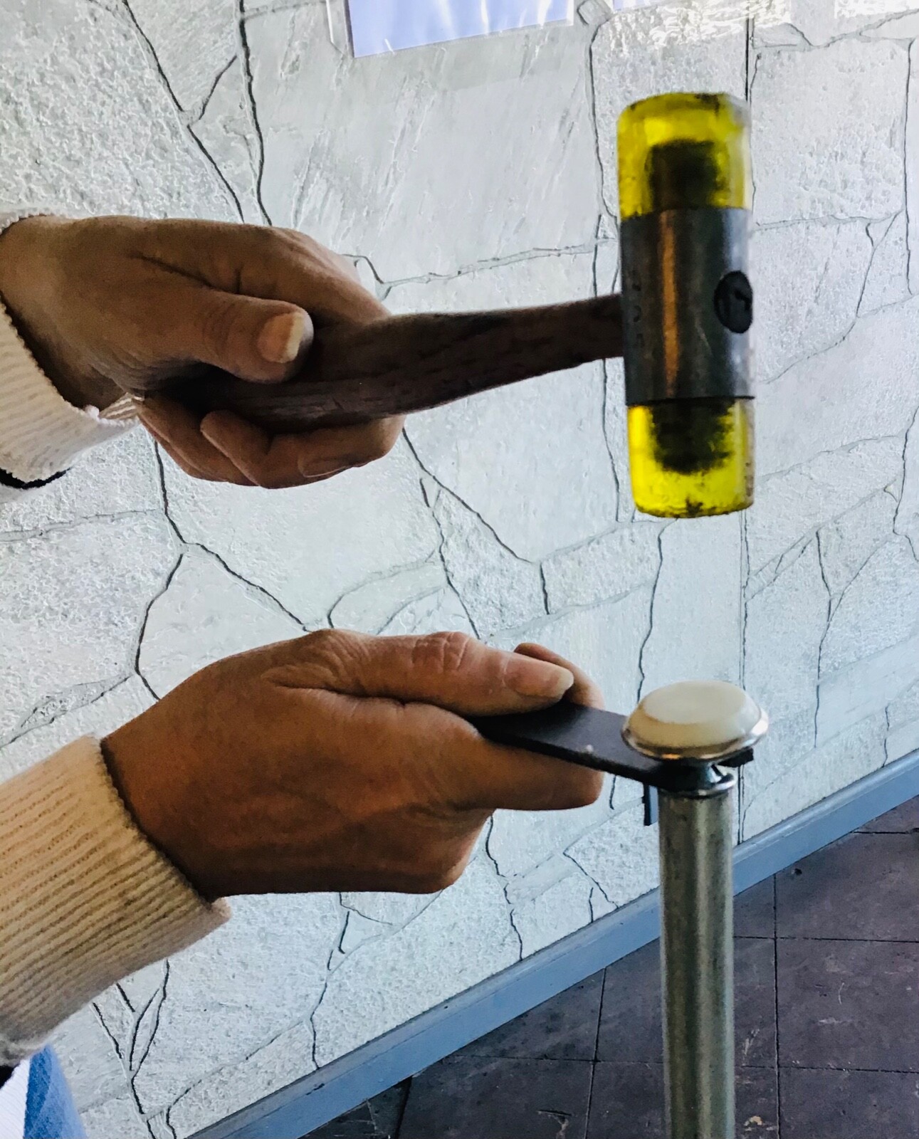 EAMES ⭐️ MILLER Stacking Chair H Base Glides Set of 4 METAL Base Feet