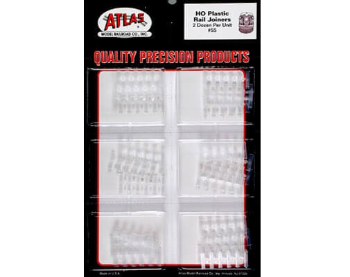 Atlas HO Scale Code 100 Insulated Rail Joiners (24) 55
