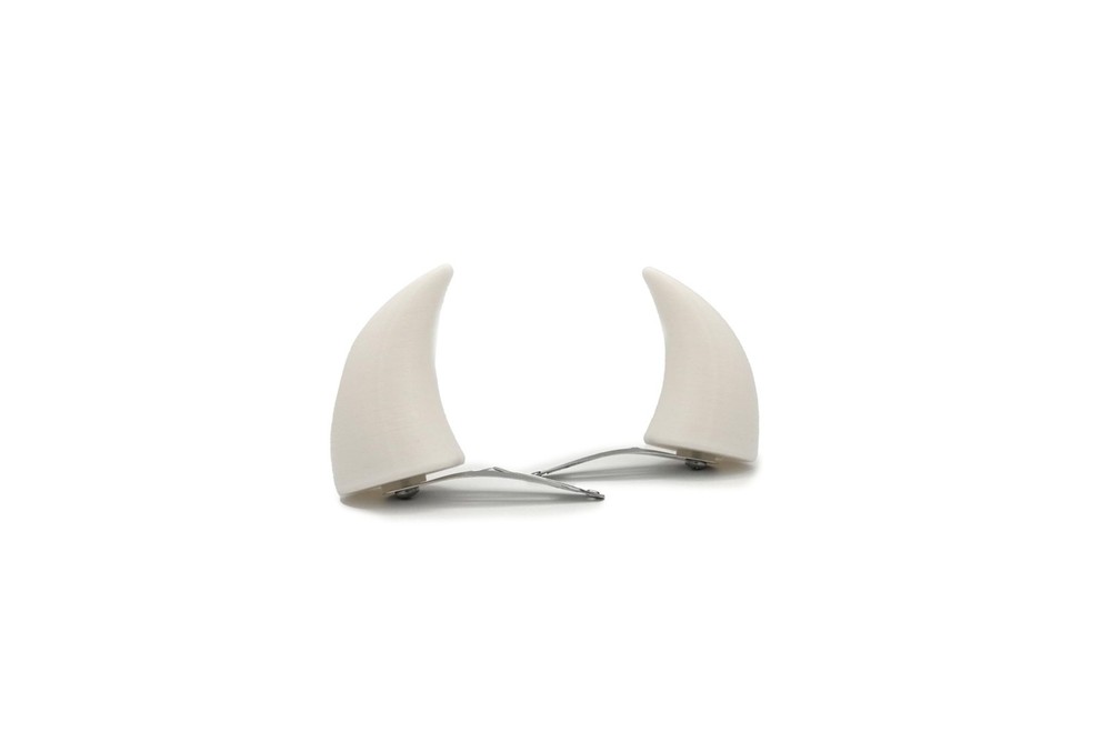 Devil Clip-on Horns (White) Devil White