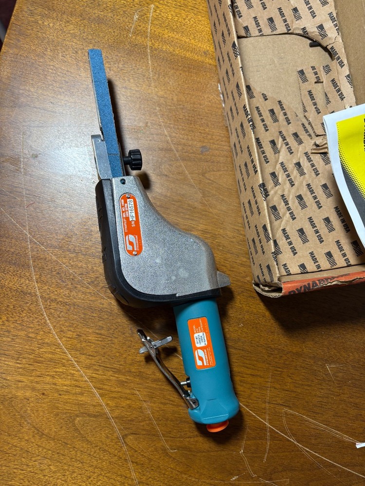 dynafile pneumatic belt sander