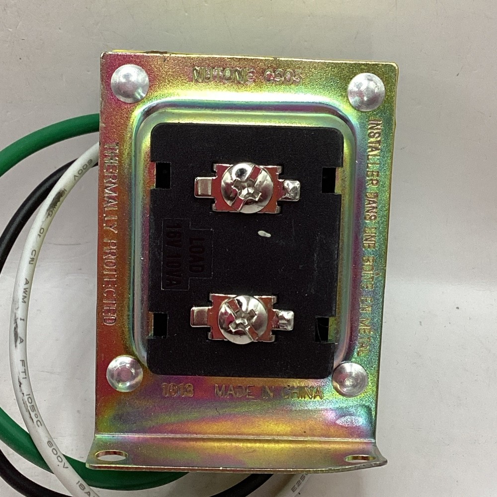 Nutone Door Chime TRANSFORMER ONLY C905