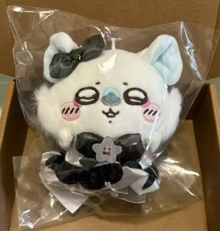 Chiikawa Super Magical Bad Version Plush Momonga Mascot Keychains