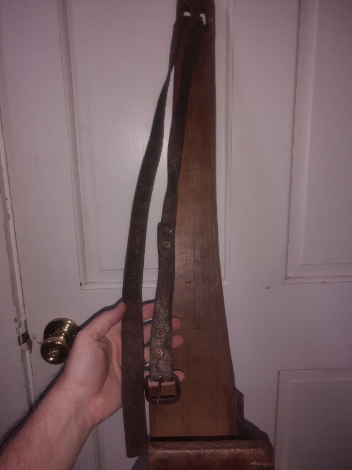 Antique Wooden Prosthetic Peg Leg Civil War Era 1860's Ky Find Kitsch Oddity Vtg