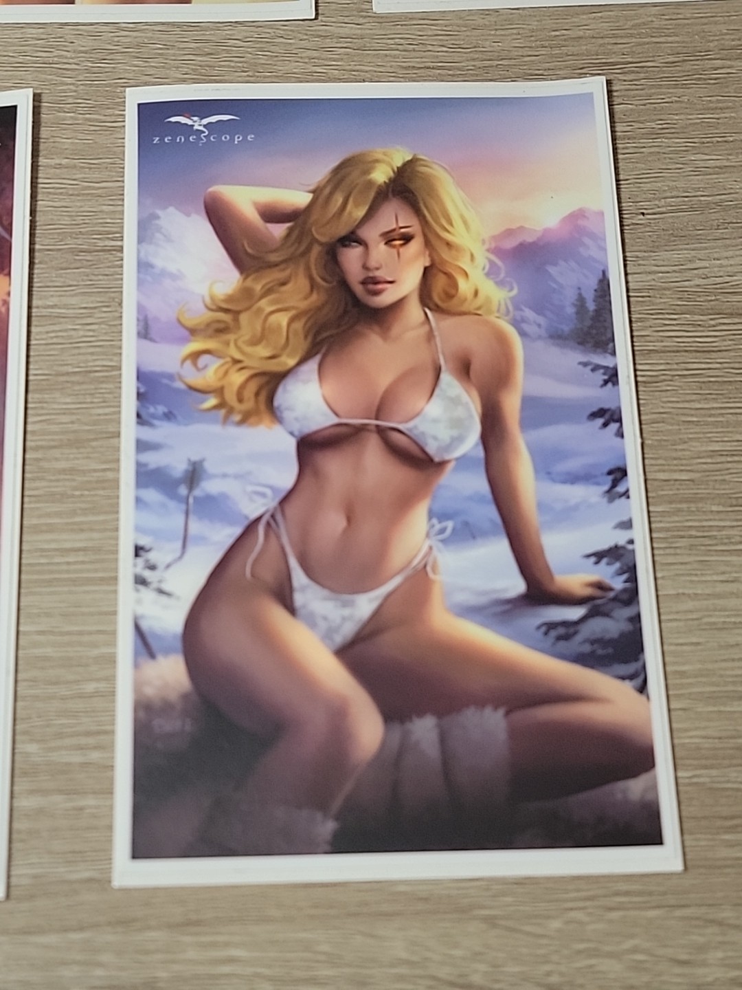 Zenescope (11) Sticker Card Lot. Very Rare! Robin Hood, Nurse, Cowgirl, Football