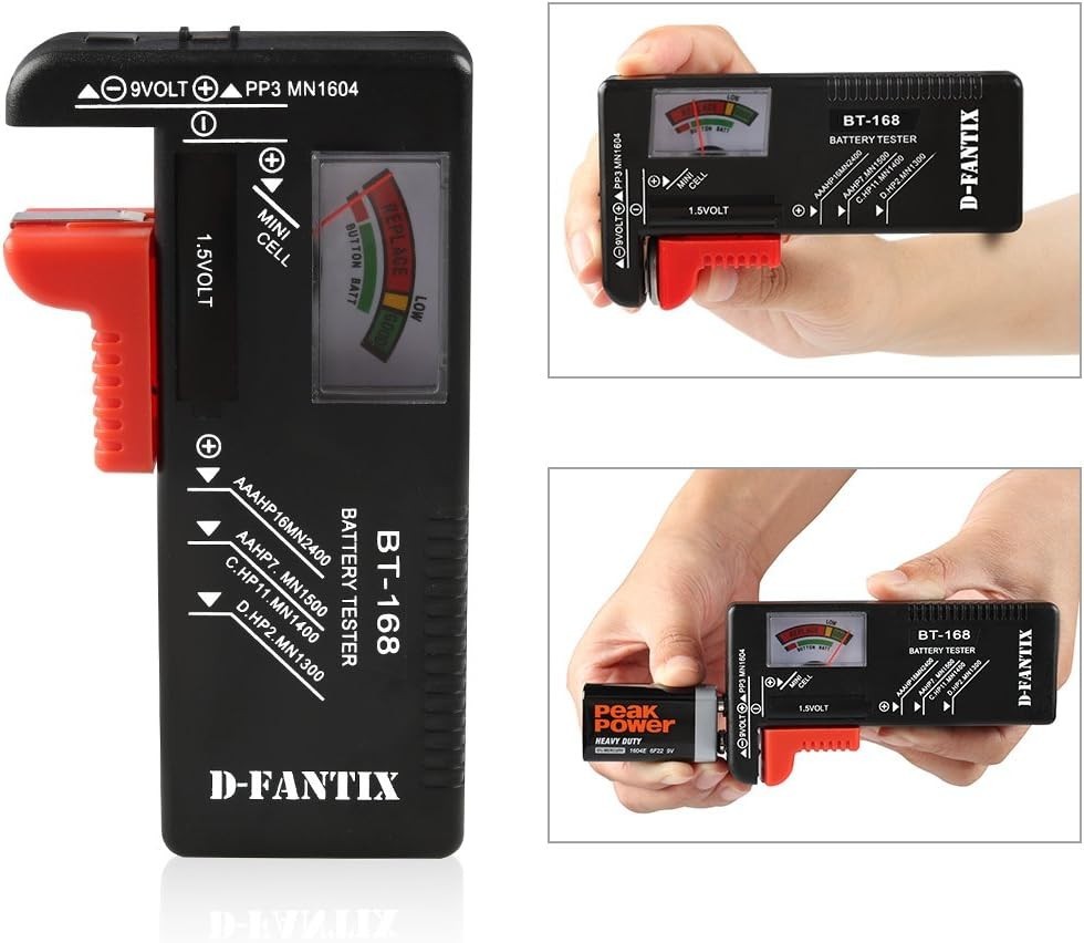 Battery Checker Model BT-168 - Quick Status Indicator for All Battery Types