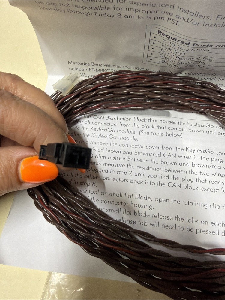 🔥Compustar Data Controller Remote Start For Mercedes KeylessGo FT-MBKG20-HRN