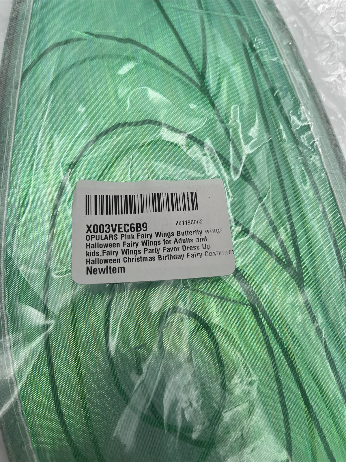 Fairy Wings for Woman & Girls, Butterfly Fairy Wings Adult Women - Green