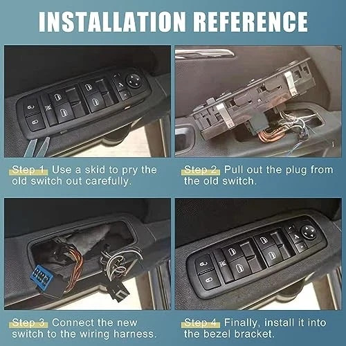 Replacement Driver Master Power Window Switch for VW Beetle 1998-2010