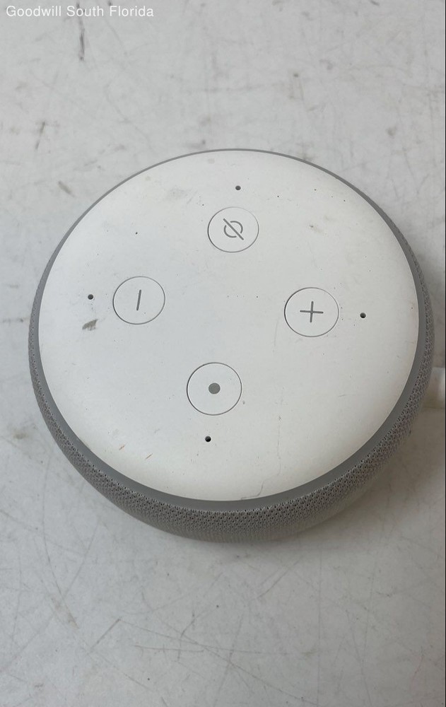 Amazon Echo Dot Model D9N297 3rd Generation White Alexa Smart Speaker Not Tested