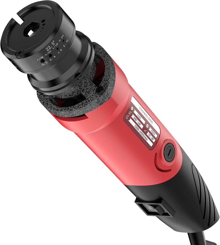 110V TIG welding Tungsten Electrode Sharpener Grinder Handheld 4 Sizes 3 Angles