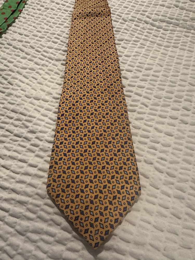 Vintage Tie Bundle (2) Angelo Bosani Tie Rack & Mega Couture Prestige Patterned