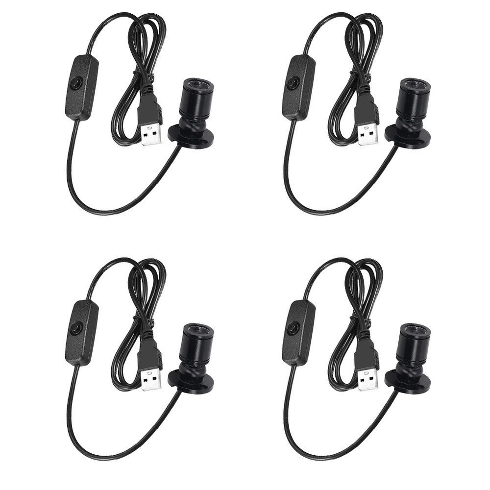 USB LED Spotlight 5V USB Powered Aluminum Construction Adjustable Tilt Angle