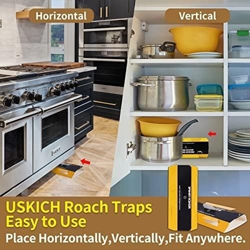 20 Pack Roach Sticky Glue Roach Traps for Indoor Pest Control