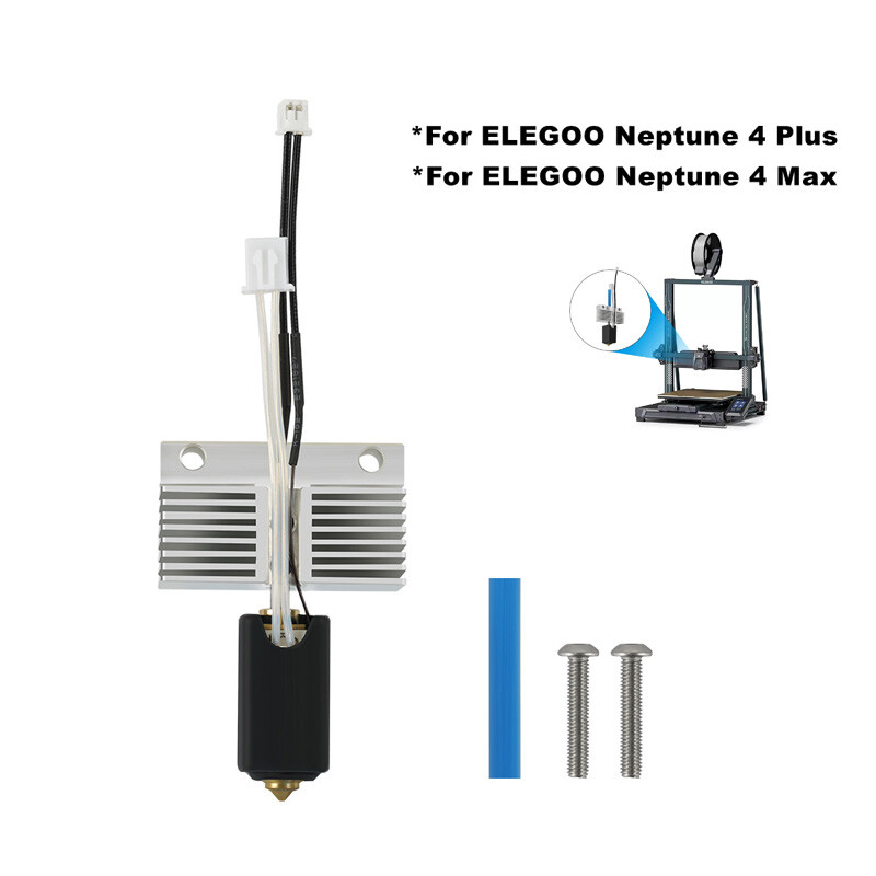 Hotend kit for Elegoo Neptune 4 Max/Plus 24V 80W Ceramic Heating Block 3D Print