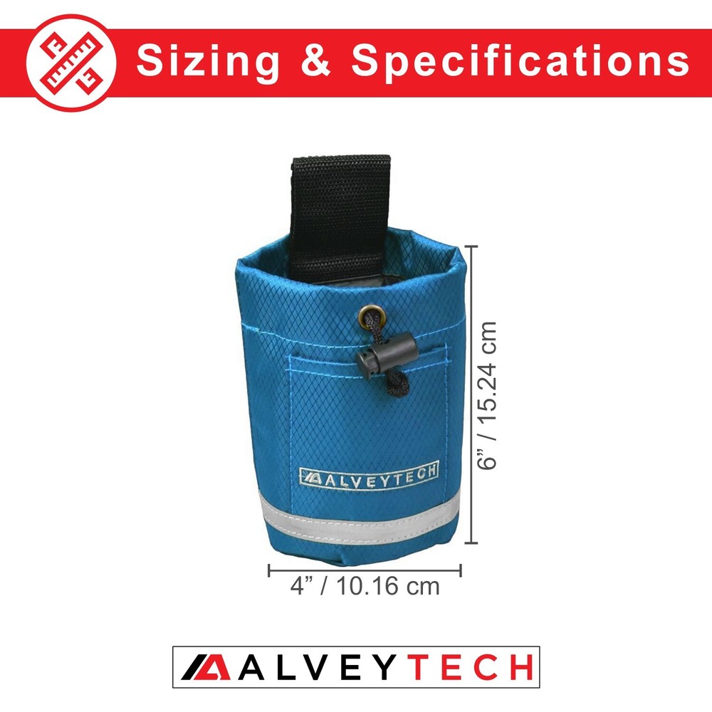 Blue Unbreakable Universal Cup Holder for Mobility E-Bikes/Walker/Stroller