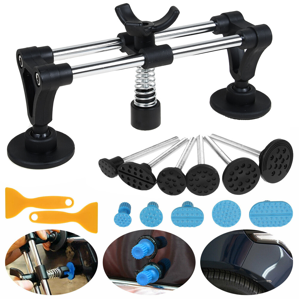 Car Paintless Dent Puller Bridge Tool Lifter Auto Body Repair Hail Removal Kit~
