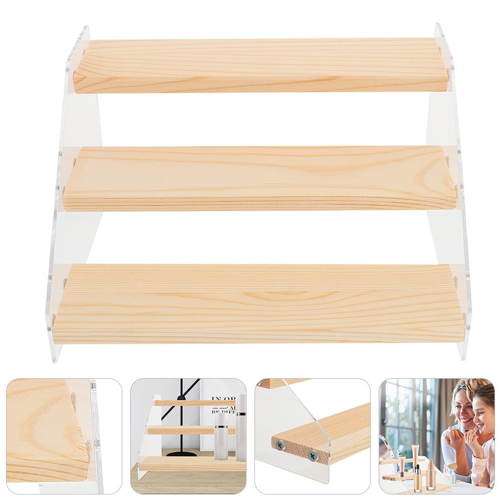 Stepped Dessert Display Rack Cosmetics Display Stand for Home Use