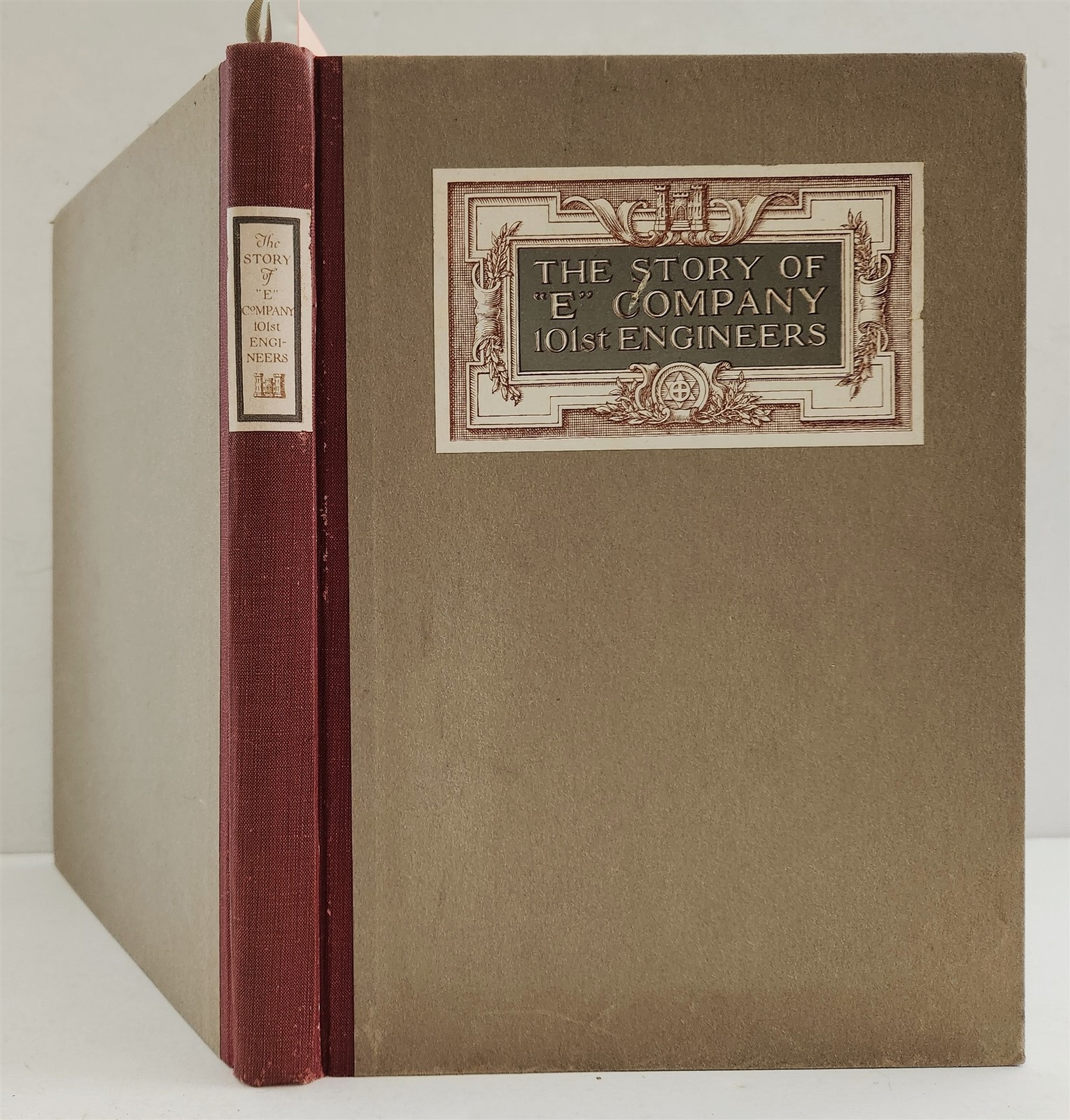 1919 antique WWI HISTORY "E" Co 101st ENGINEERS 26th DIV private printing