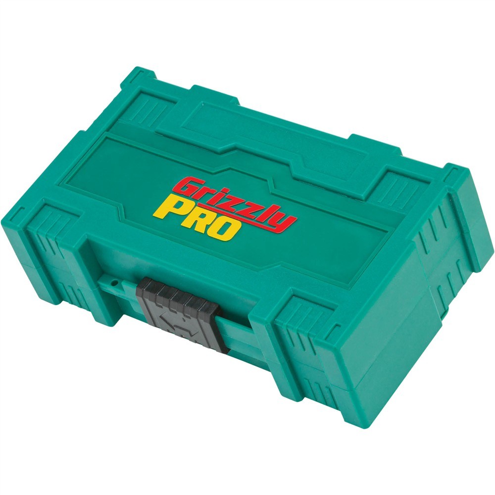 T33840 M2 HSS TiN-Coated Quick-Release Hex Shank Drill Bit Set, 15 Pc.