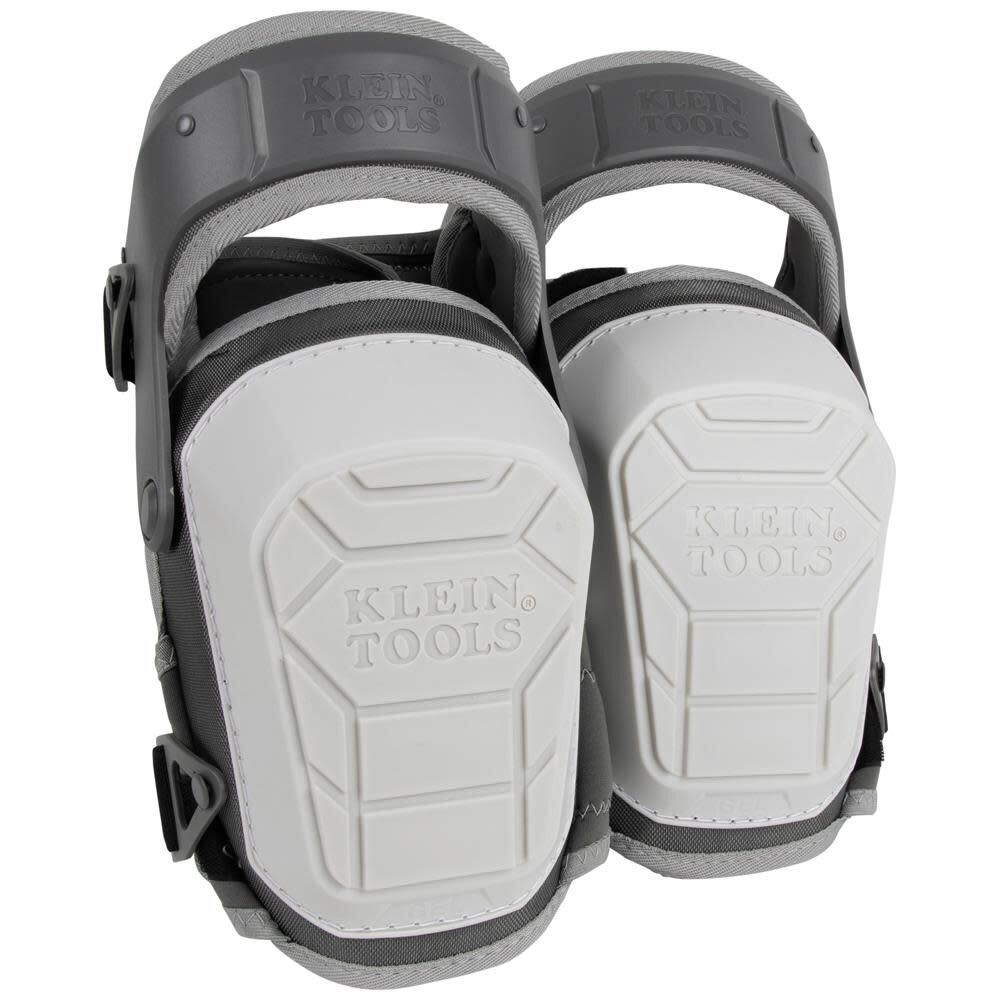 Klein Tools 60897 Non-Marring Heavy Duty Stabilizer Knee Pad Gray/White