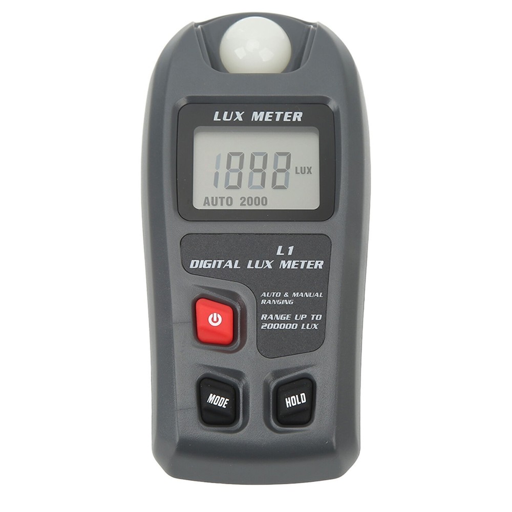 Digital Light Meter Illuminance Tester Luxmeter Illuminometer Auto Shutdown LCD