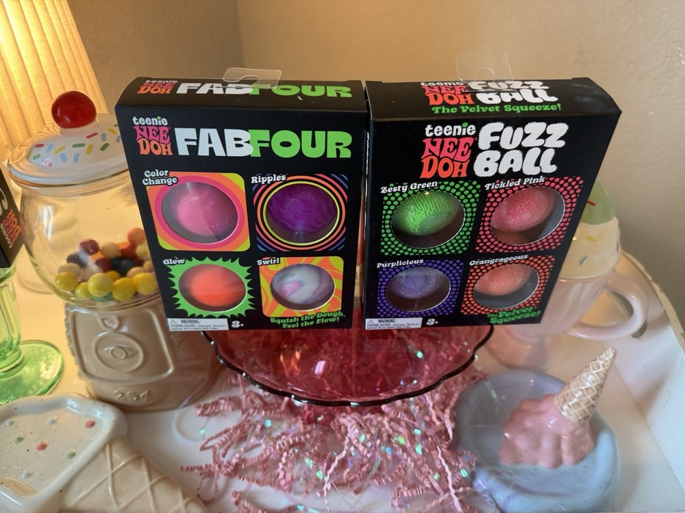 Nee Doh 4 piece sets .. All three sets