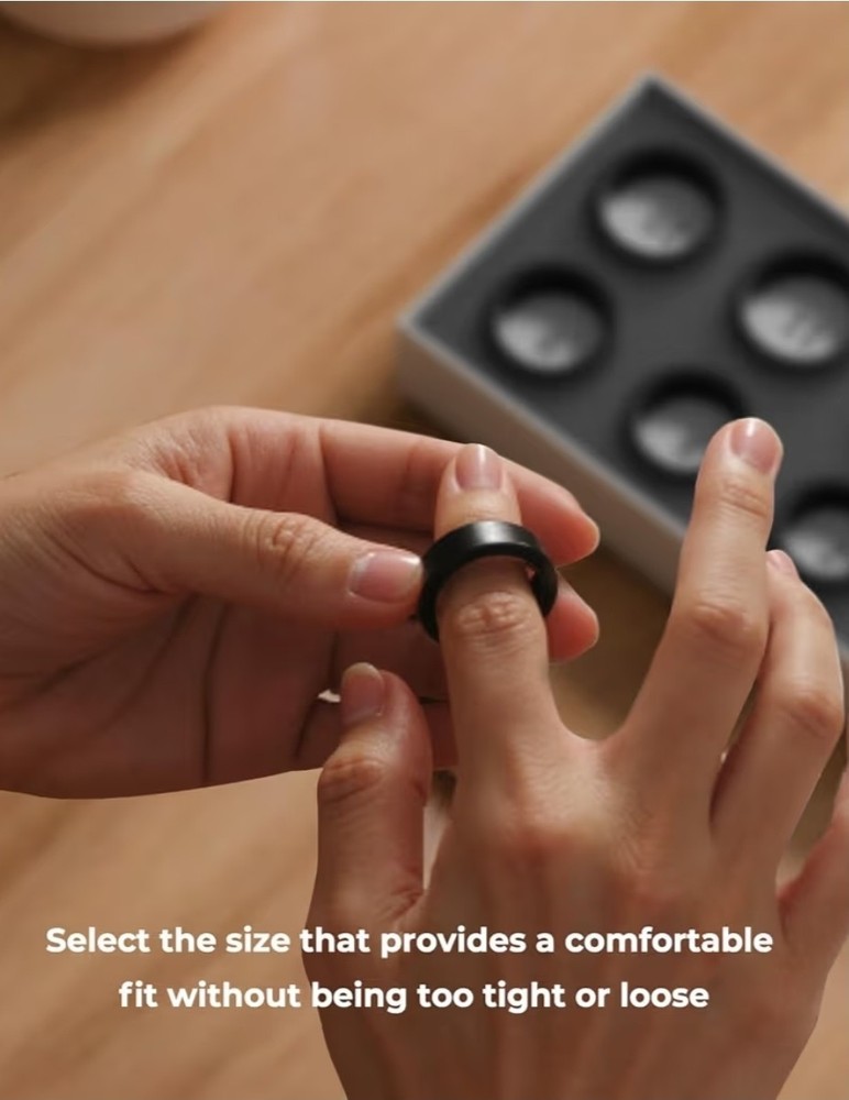 Smart Ring Sizing Kit - Find Your Comfortable Fit Before Purchase - Includes 8