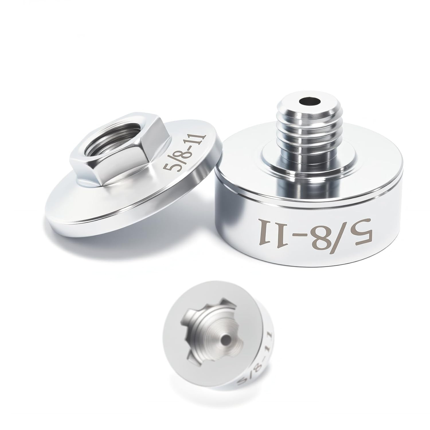 XLOCK to 5/8"-11 Thread Adapter Kit – Stainless Steel Angle Grinder Quick-Cha...