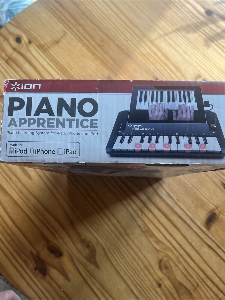 ION Piano Apprentice 25-note Lighted Keyboard for iPad, iPod and iPhone New