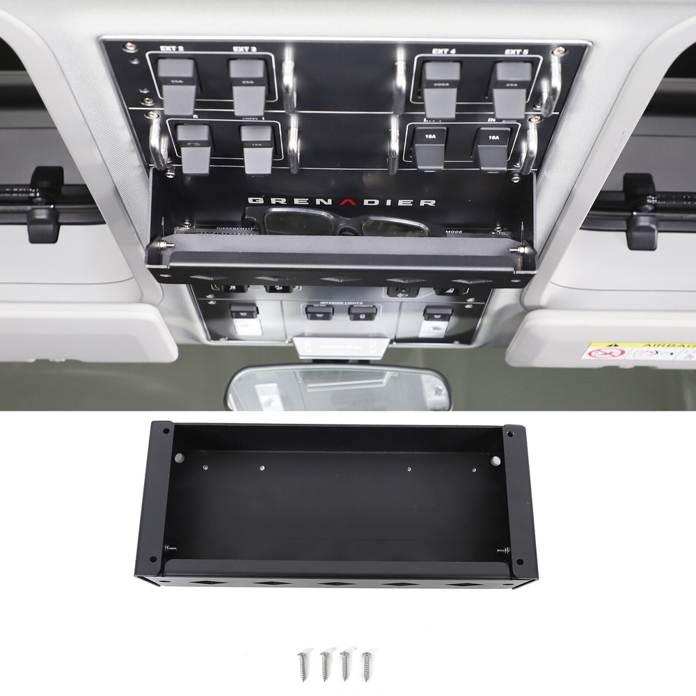 Overhead Console Panel Storage Basket Sunglass Tidy Box For Ineos Grenadier 2020