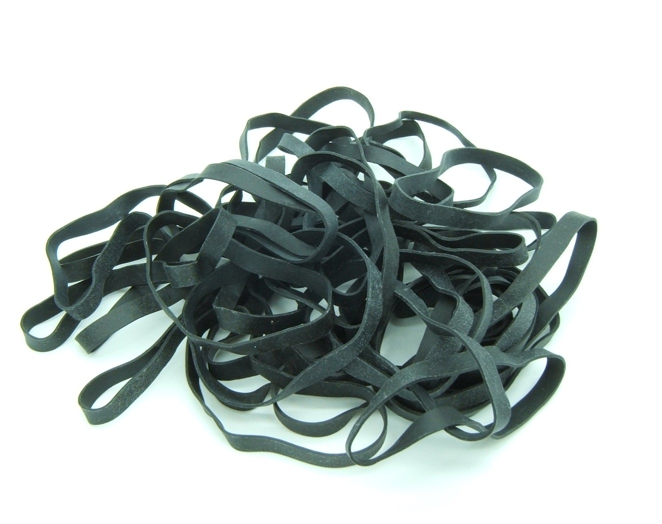 USA Bulk Black High Heat UV Rated #64 Angler Fishing Rubber Bands 3-1/2" x 1/4