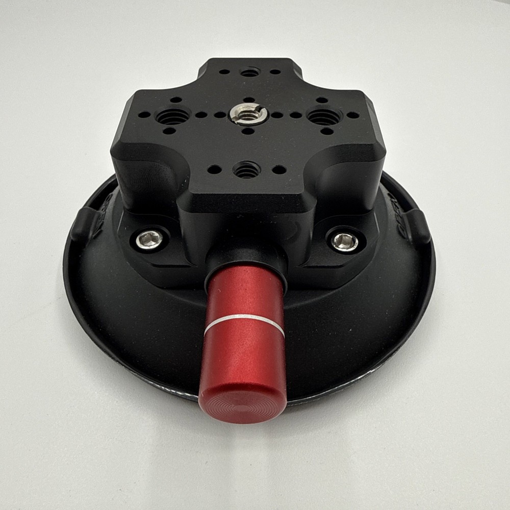 Camera Suction Cup Mount, 4.5" Pump-actived Vacuum Suction Mount Black