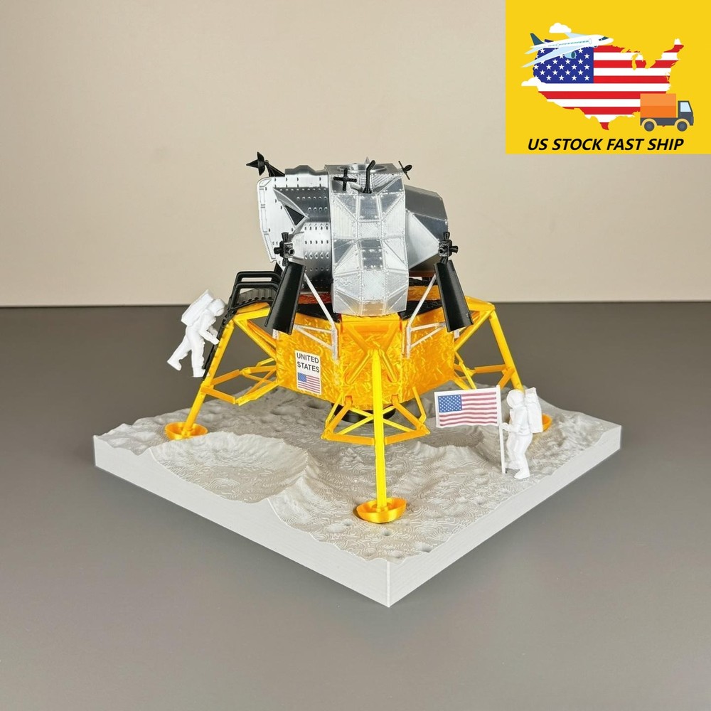 1/48 Scale NASA Apollo LM Lunar Module Model 3D Build LEM