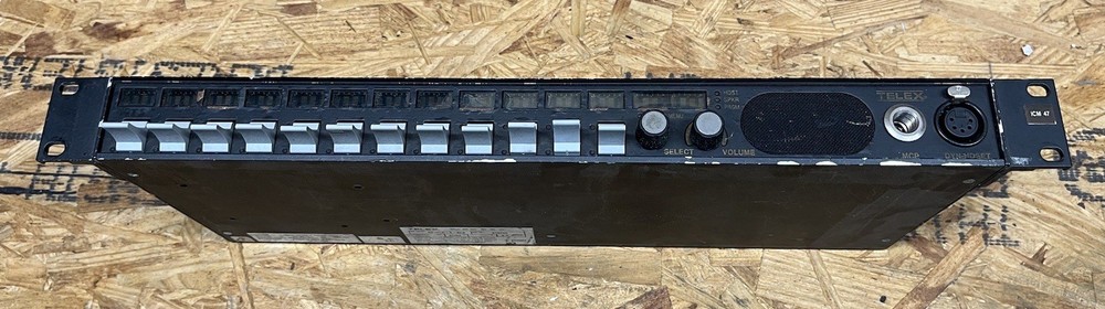 UNTESTED TELEX RTS KP12LK-4 BLACK 12 Position Lever Key Panel Intercom