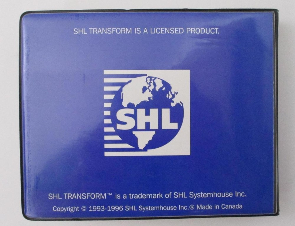 SHL TRANSFORM (1997 Software; 16 CDs) Content, Courses, Videos, Design, Analysis
