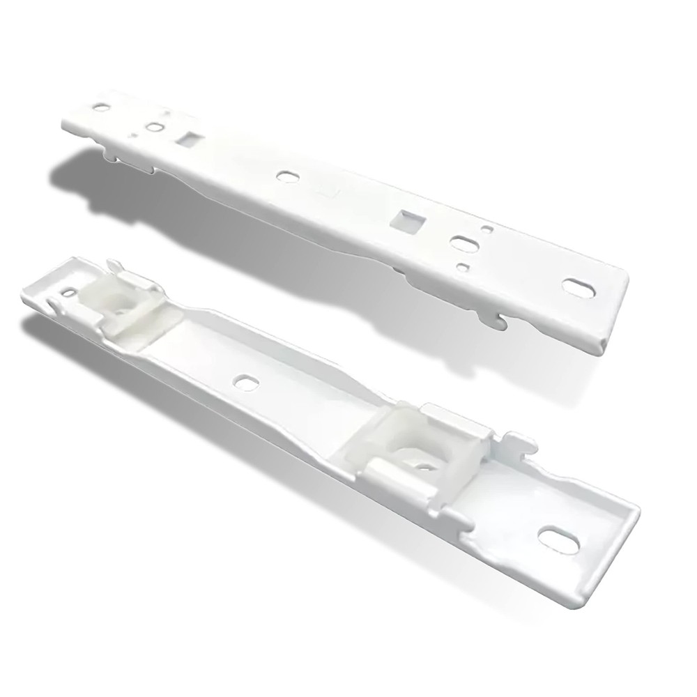 Bendable Curtain Track Double Ceiling Brackets, White, 6 Pack, Ceiling Mount ...