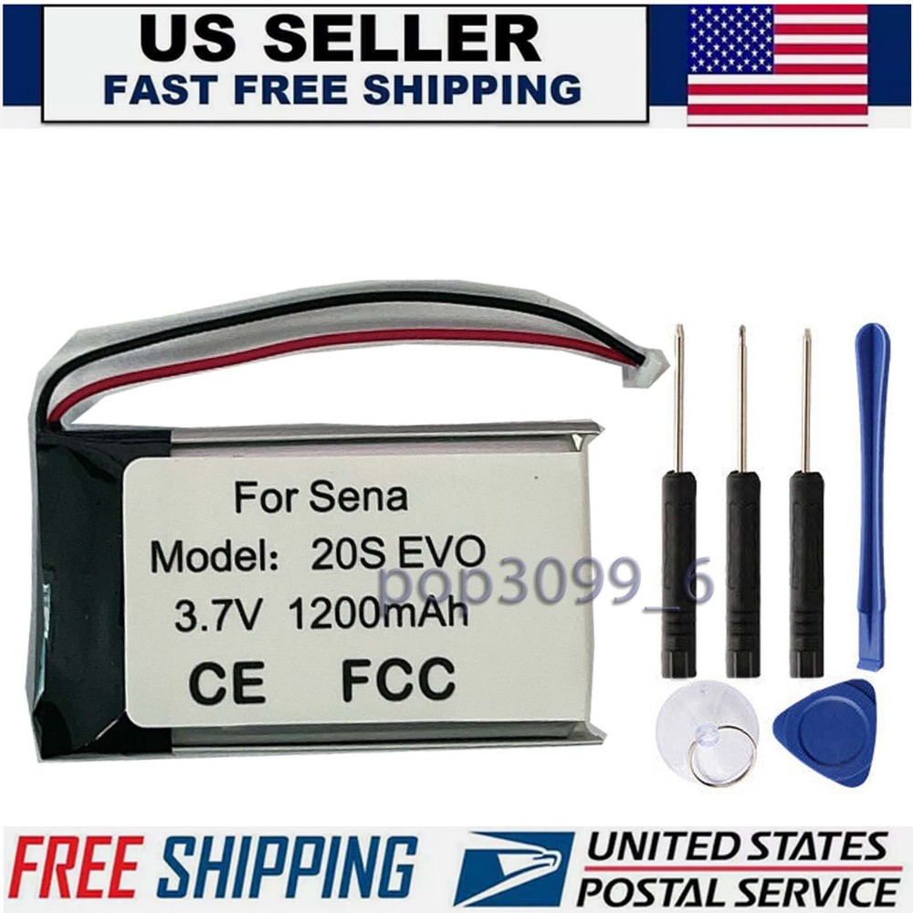 Battery for Sena 20SEVO Motorcycle Bluetooth Headset