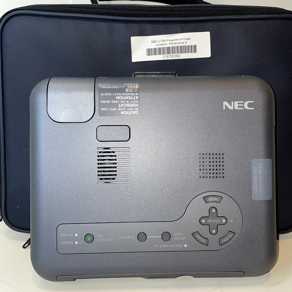 NEC LT150Z Projector w/ Remote & Carrying Case *Tested / Working*