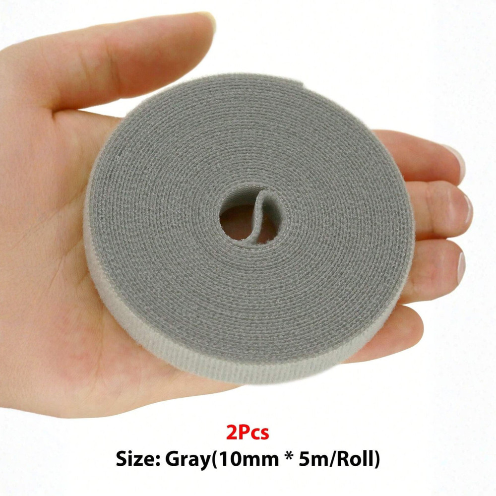 1-5m Reusable Hook and Loop Cable Tie Adjustable Cable Organizer Tape Cord Wrap