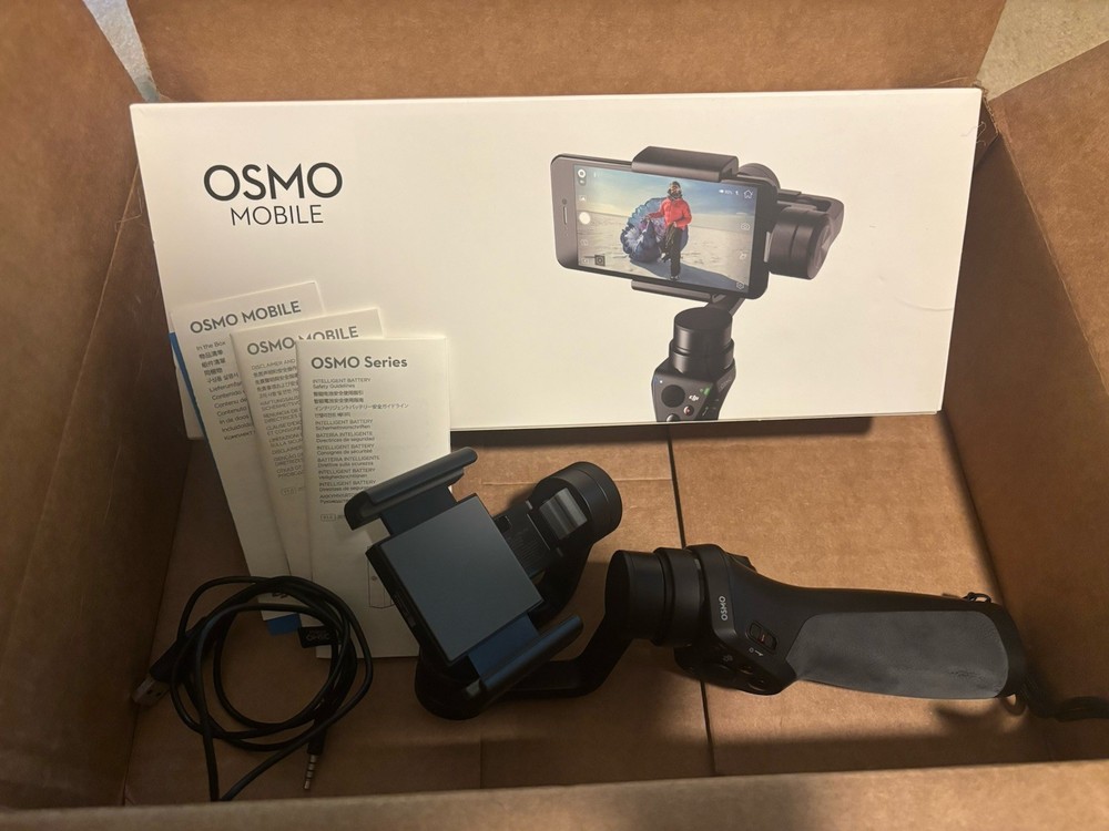 DJI Osmo Mobile Smartphone Gimbal Stabilizer with Case & Accessories