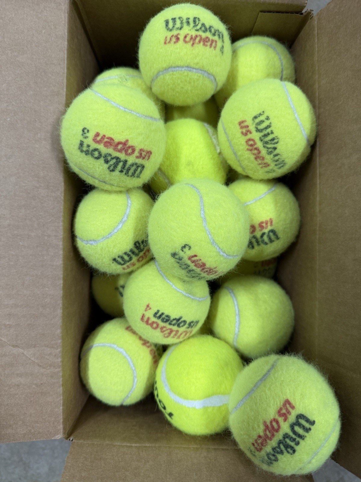 50 USED INDOOR TENNIS BALLS