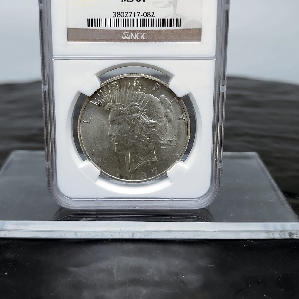 1927 Peace Silver Dollar NGC MS61 BU Uncirculated" *