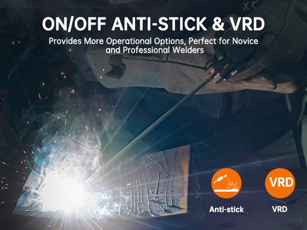 HITBOX 3-in-1 Stick Welder ARC MMA Lift TIG 200A Welding Machine Houeshold