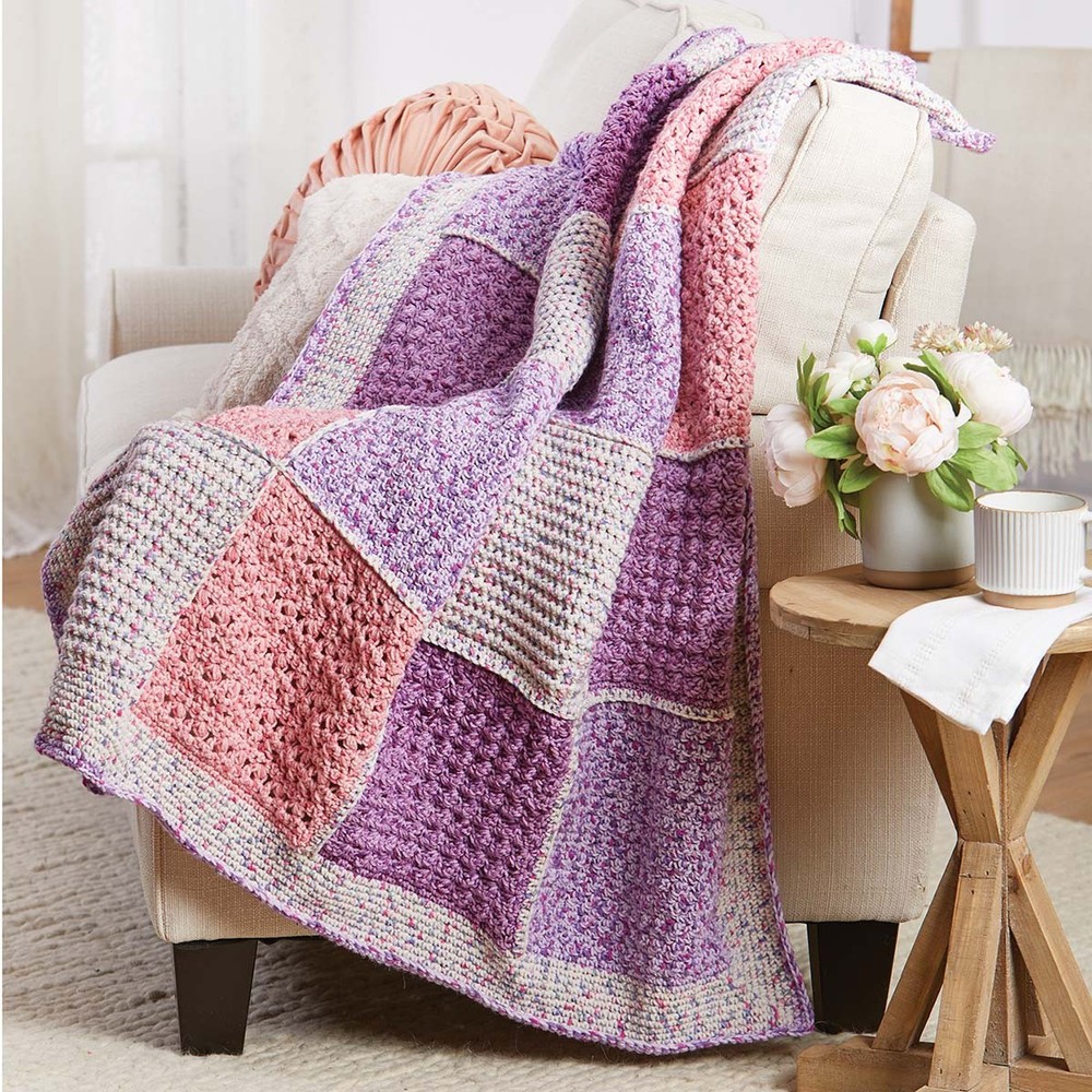 Herrschners® Fruit Punch Sampler Throw Crochet Kit