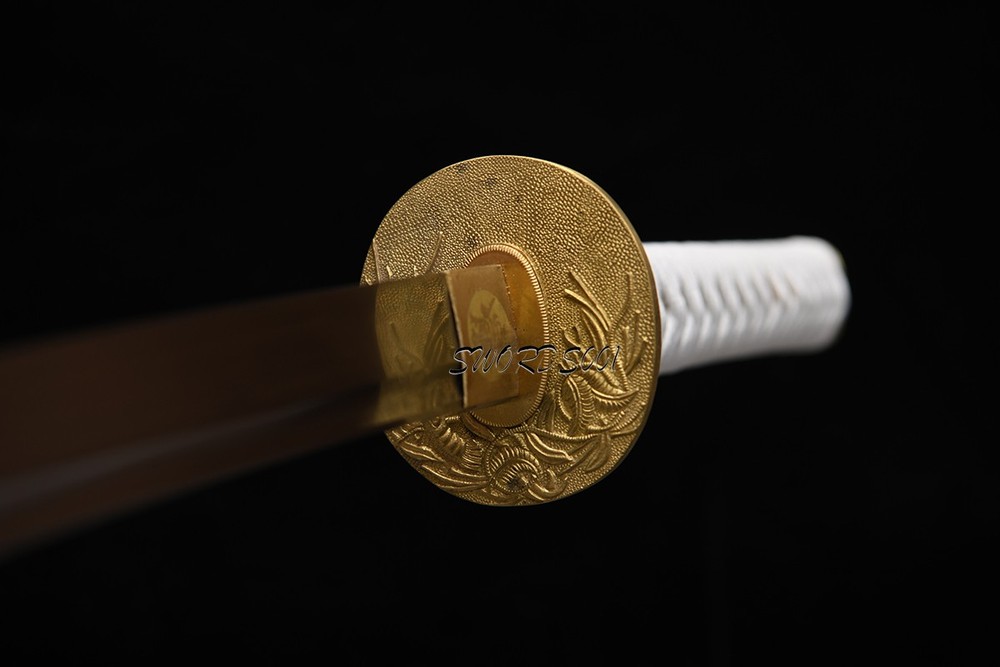 Hand Polished Japanese Samurai Katana White Hero Sword Battle Ready Sharp Blade