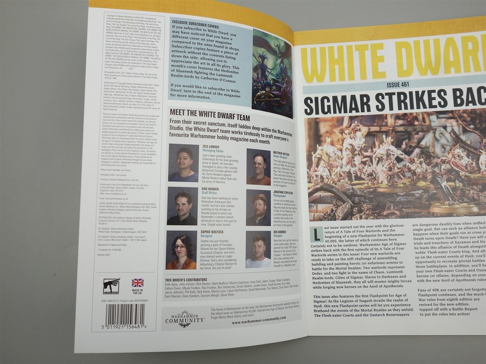 White Dwarf: #461 February 2021 (Games Workshop)