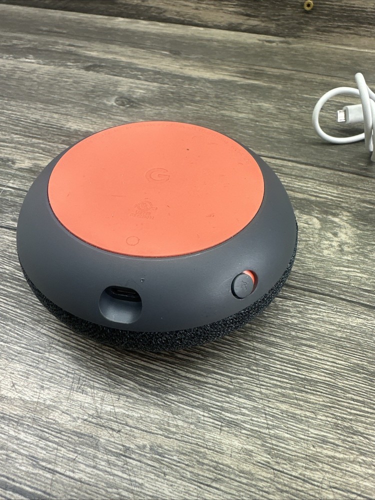 Google Home Mini Smart Assistant - Charcoal AS-IS Untested